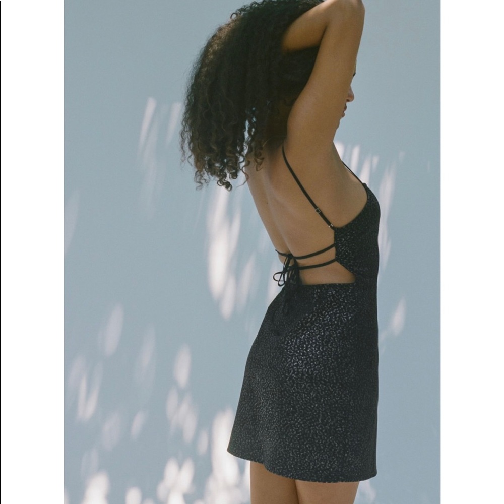 Black Mini Dress urban Outfitters brand sz L